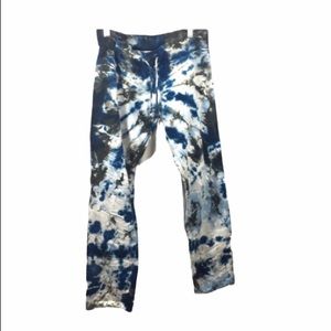 So Nikki Tie dye sweat exercise yoga sweats